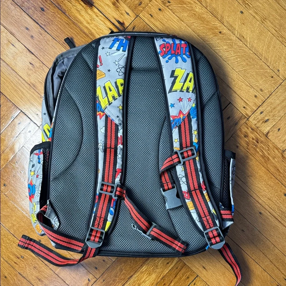 Kids Comic Print Backpack - Picture 3 of 3